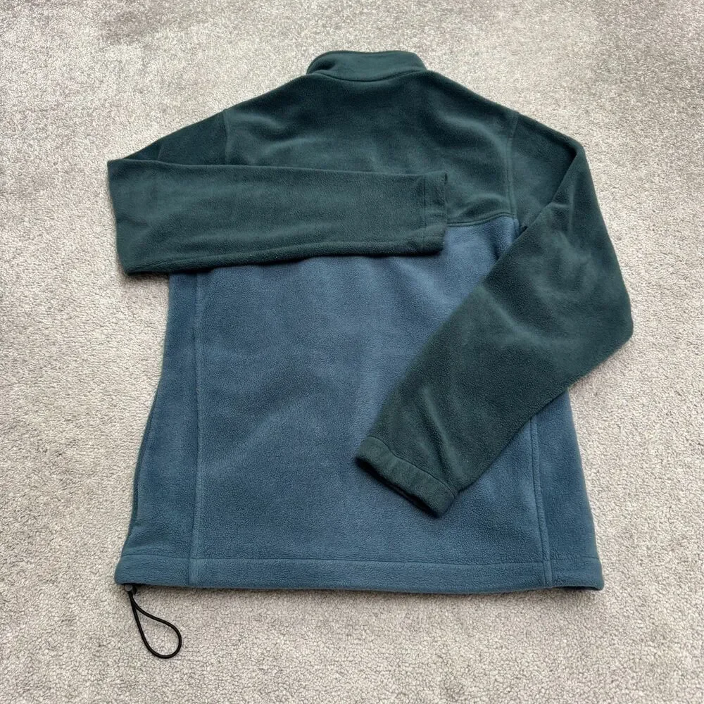 Columbia Steens Mountain 2.0 Fleece Jacket Mens Small Blue Full Zip Outdoor Hike